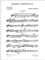 Chanson Perpétuelle Opus 37 - CHAUSSON - Partition